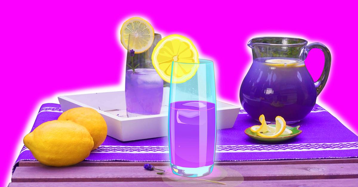 Remedio prodigioso: limonada púrpura para curar dolores de cabeza y reanimarte