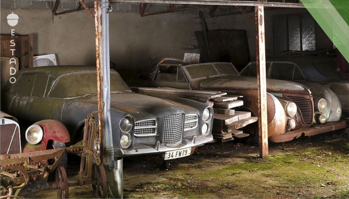 Una colección abandonada de autos retro, permanecieron 50 años en una granja. ¡Una colección millonaria!