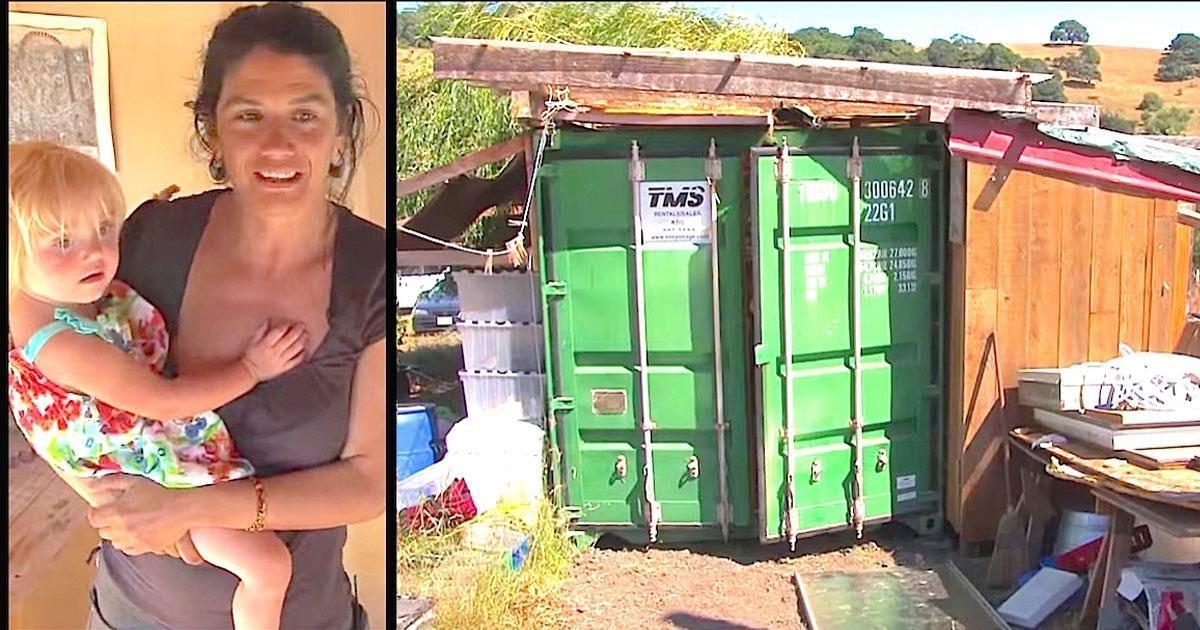 Esta madre soltera vive en un contenedor de transporte, pero al ver el interior, estoy sin palabras!	