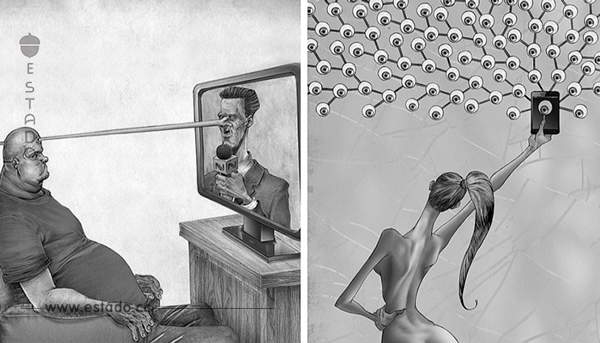 15+ Perturbadoras ilustraciones que demuestran los peores y podridos vicios de la actualidad