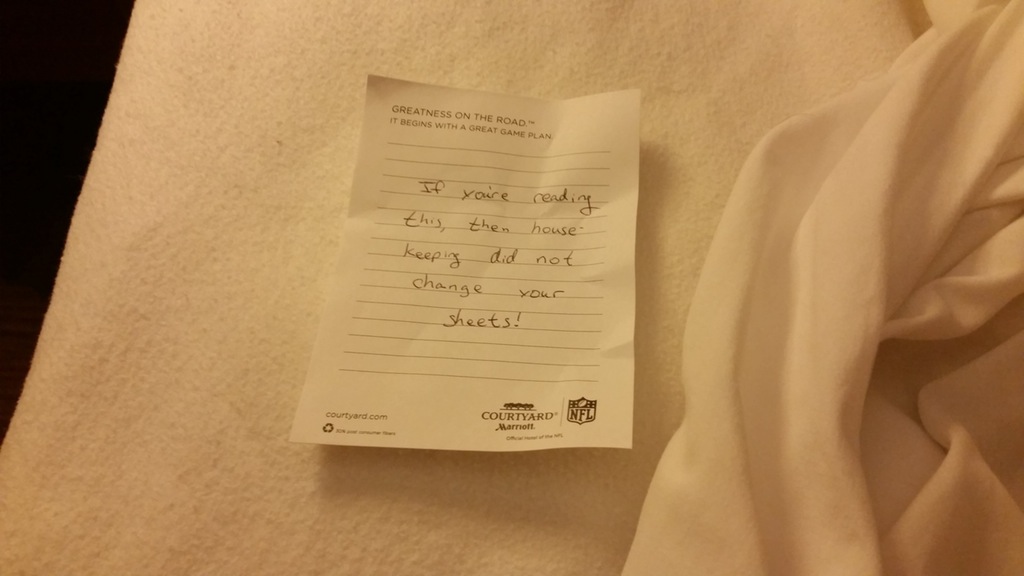 Esta es la peor nota que puedes encontrarte en un hotel