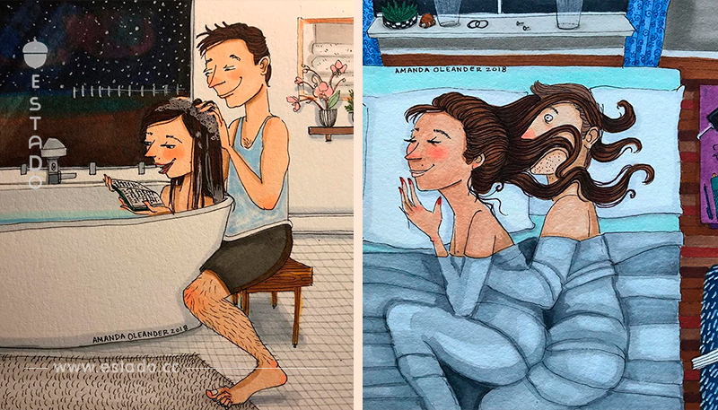 22+ Ilustraciones brutalmente honestas que revelan el lado oculto de las relaciones largas