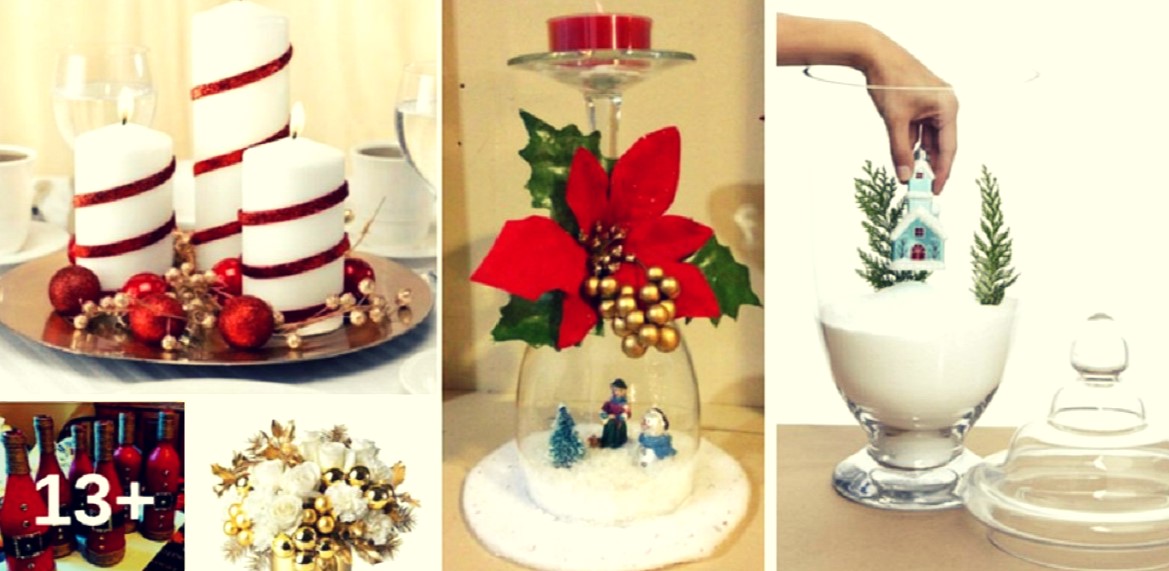 15 manualidades para decorar tu mesa de navidad.