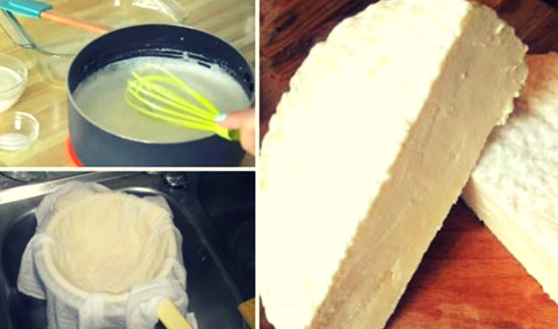 Mira cómo puedes hacer en casa queso fácil y delicioso, con solo tres ingredientes.