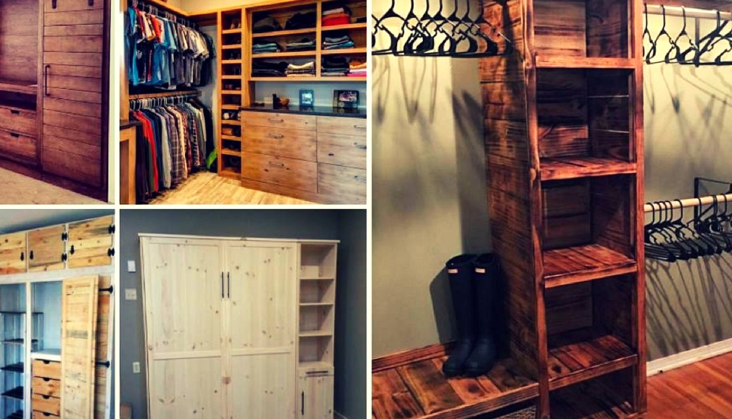 12 closets que puedes hacer tu mismo con madera reciclada ¡Fabulosa idea!
