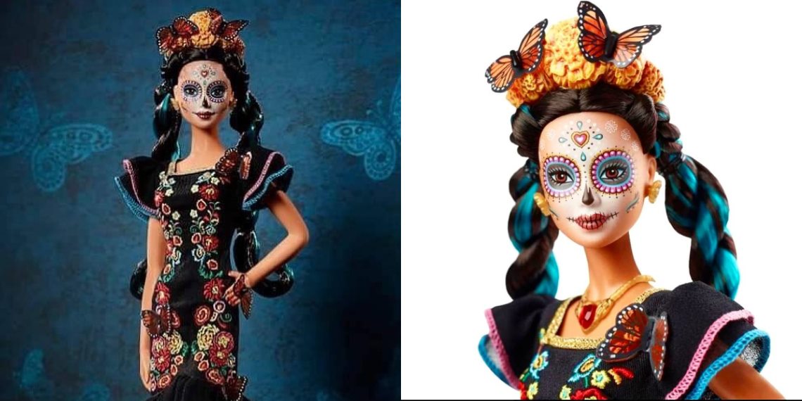 Barbie se viste de Catrina para rendir tributo a México el Día de los Muertos