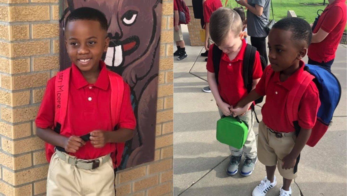 “Estoy tan orgullosa de mi hijo”: niño de 8 años consoló a su compañero autista en su primer día de colegio