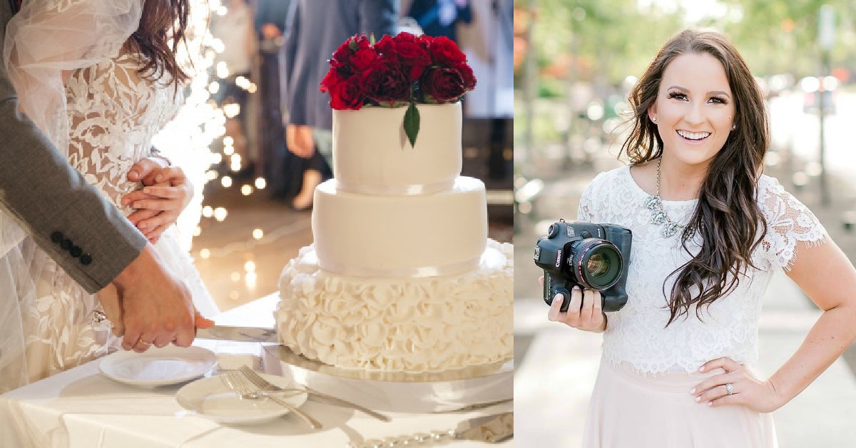 Fotógrafa de bodas comparte imagen de la novia y su padre que quedó arruinada por una invitada