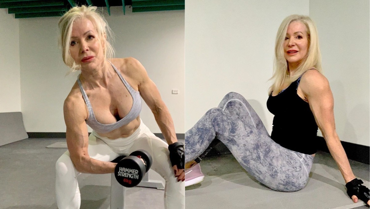 La impresionante 'abuela fitness' que triunfa en redes sociales por su figura