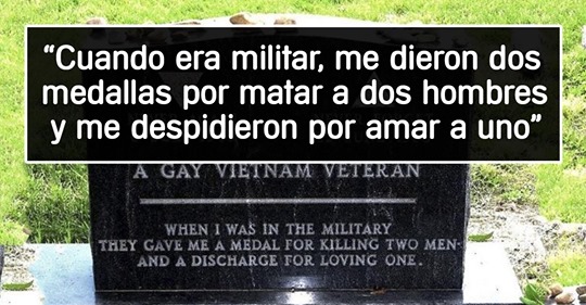 El mensaje en la tumba de un militar gay que ha hecho que nos interesemos por quién fue