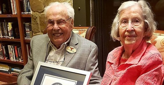 Ancianos rompen el récord Guinness con un matrimonio de 80 años, el más largo del mundo