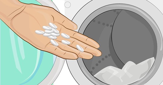 El truco de las aspirinas en la lavadora para quitar el color amarillo de la ropa