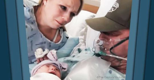 Mujer induce el parto 15 días antes para que su marido con cáncer terminal pudiera conocer a su hija