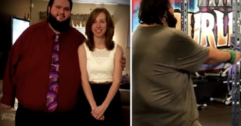 Hombre obeso cambia completamente su vida para casarse con su novia de la secundaria