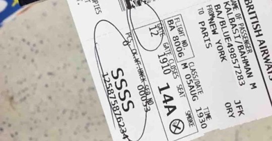 SSSS: Este código en los billetes de avión te complica la vida
