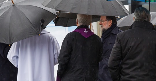 Rajoy despide este 9 de enero entre lágrimas a quien más quería
