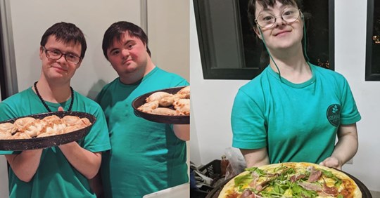 Los Perejiles, la exquisita pizzería de un grupo de amigos con síndrome de down