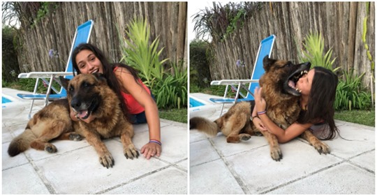 Joven fue mordida en el rostro por el perro de su mejor amigo en plena sesión de fotos
