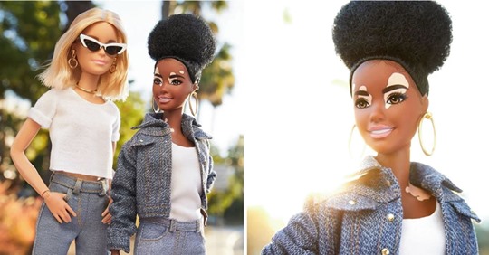 Barbie incluye una muñeca con vitiligo en su nueva colección