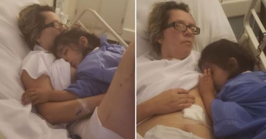 Madre despierta del coma al escuchar que su hija le pide de comer