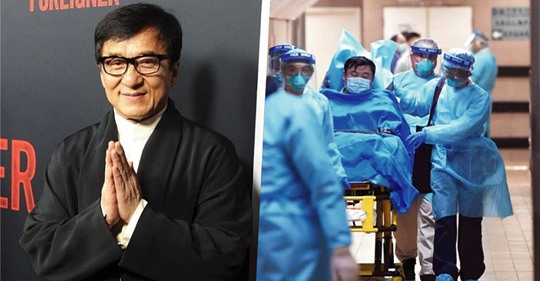 Jackie Chan donó 1 millón de yuanes para investigar la cura del coronavirus