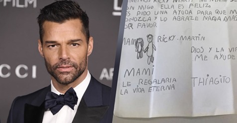 Niño gastó todos sus ahorros para que su mami conozca a Ricky Martin antes de morir