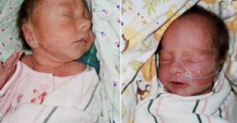 Mellizos para febrero nacieron con 30 minutos de diferencia en décadas distintas