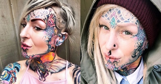 Dejó su trabajo corporativo para llenar su cuerpo de tatuajes y ser “una obra de arte viva”
