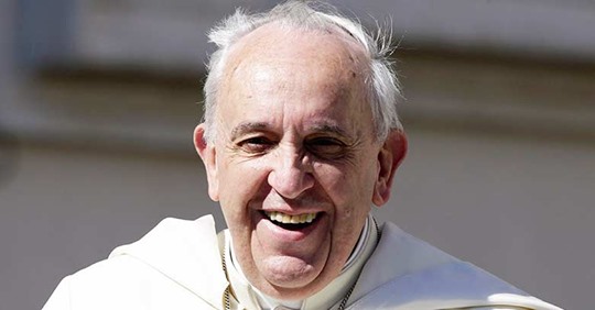 Papa Francisco: «Asegúrate de no prestar atención a la gente infeliz»