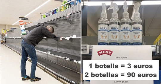 Brillante truco de este supermercado para evitar el acaparamiento de los desinfectantes de manos
