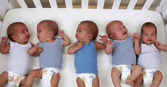 Padres de quintillizos renuncian a 4 bebés “porque solo querían uno”
