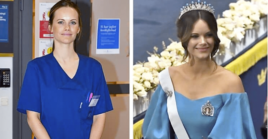 La princesa Sofía de Suecia cambia la corona por una bata para convertirse en enfermera y ayudar en la crisis del coronavirus