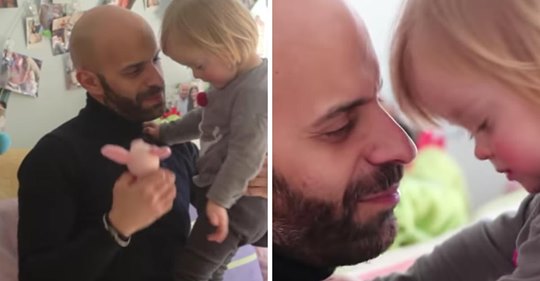 Hombre soltero adoptó a una niña con síndrome de Down después de que fuera rechazada por 20 familias