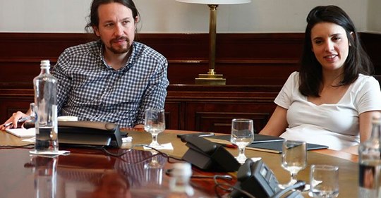 Pablo Iglesias e Irene Montero se blindan en Podemos con su núcleo de confianza