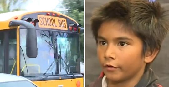 Un niño de 5º grado llamó al 911 en un autobús escolar y logró salvar a 30 niños