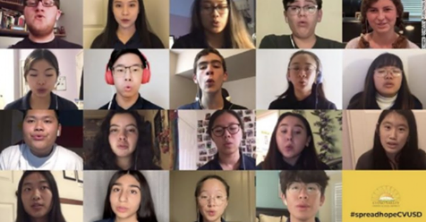 Coro de Escuela Secundaria canta en video luego de que se cancelara su concierto