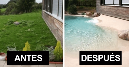 Las piscinas de “arena”, la tendencia más nueva que trae la playa hasta tu patio trasero