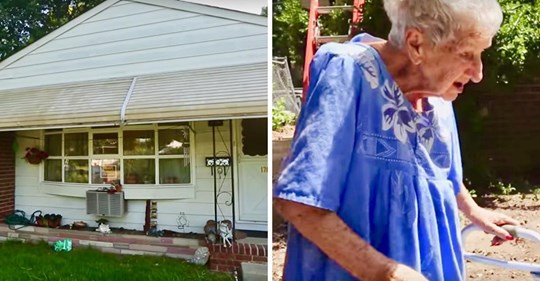 La viuda anciana que hace frente a una multa de 2000 dólares por día ve como unos voluntarios le arreglan la propiedad