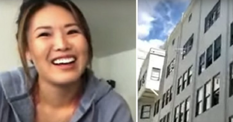 Mujer tenía 76 vecinos cantando el Feliz Cumpleaños a su prometido desde las ventanas de sus apartamentos