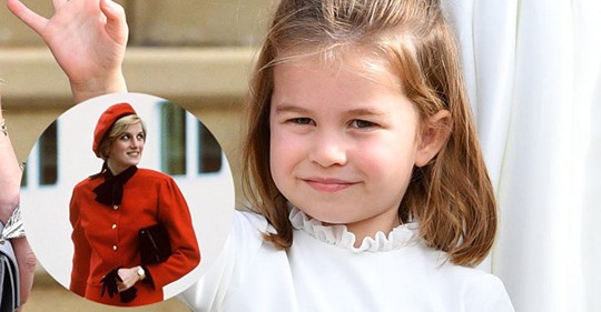 La princesa Carlota es la viva imagen de la princesa Diana