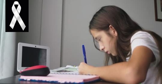 A sus 12 años pierde la vida por el estrés y las exigencias de las clases virtuales