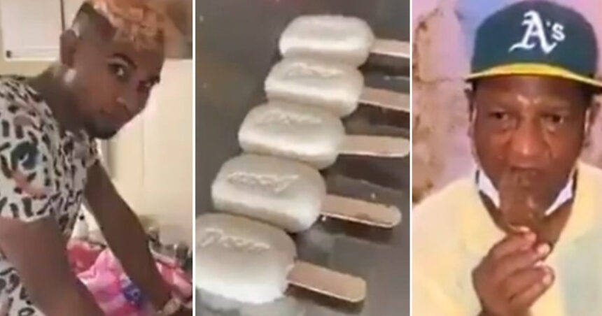 Influencers causan indignación en redes: Regalan helados de jabón a personas de la calle