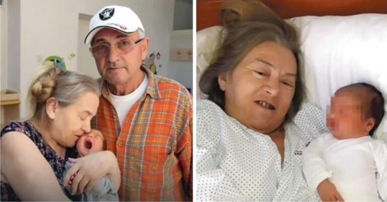 Mujer de 60 años logra tener un bebé y su esposo la abandona