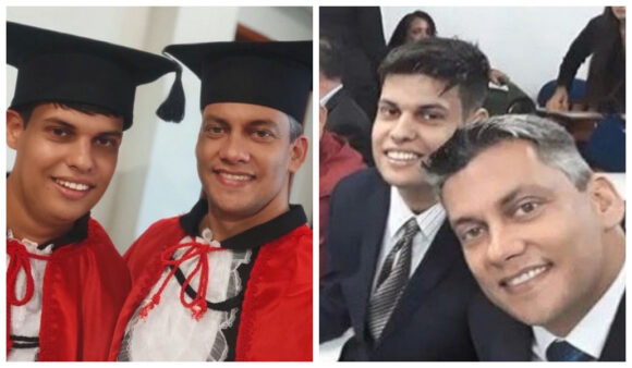 Padre decide estudiar Derecho para apoyar y acompañar a su hijo Asperger. Ambos lograron graduarse