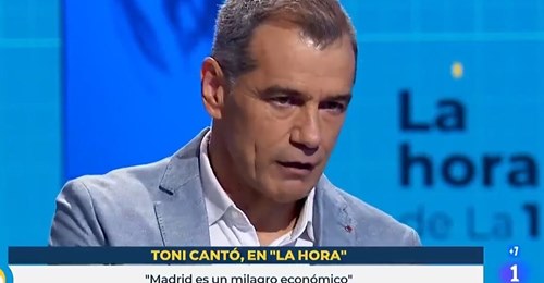 El reproche en directo de Toni Cantó a TVE: Esta casa ya no es un espacio neutral y por eso tiene los peores datos de audiencia