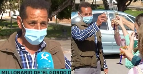 Rufino, el español marcado por la desgracia que ha ganado 5 millones en la Primitiva