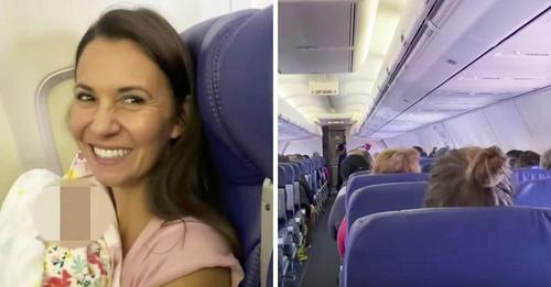 Una pareja que volaba a casa con una bebé recién adoptada recibe un improvisado baby shower de los pasajeros a bordo