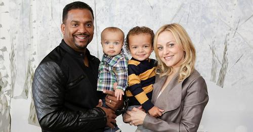 Alfonso Ribeiro, el famoso Carlton de  El príncipe del rap, ya tiene cuatro niños encantadores