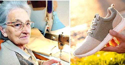 Una abuela de 77 años crea una marca de zapatos ecológicos hechos con ingredientes naturales
