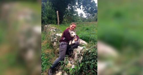 Turista alemana se niega a volver a su país hasta encontrar a su perra perdida en el Camino de Santiago